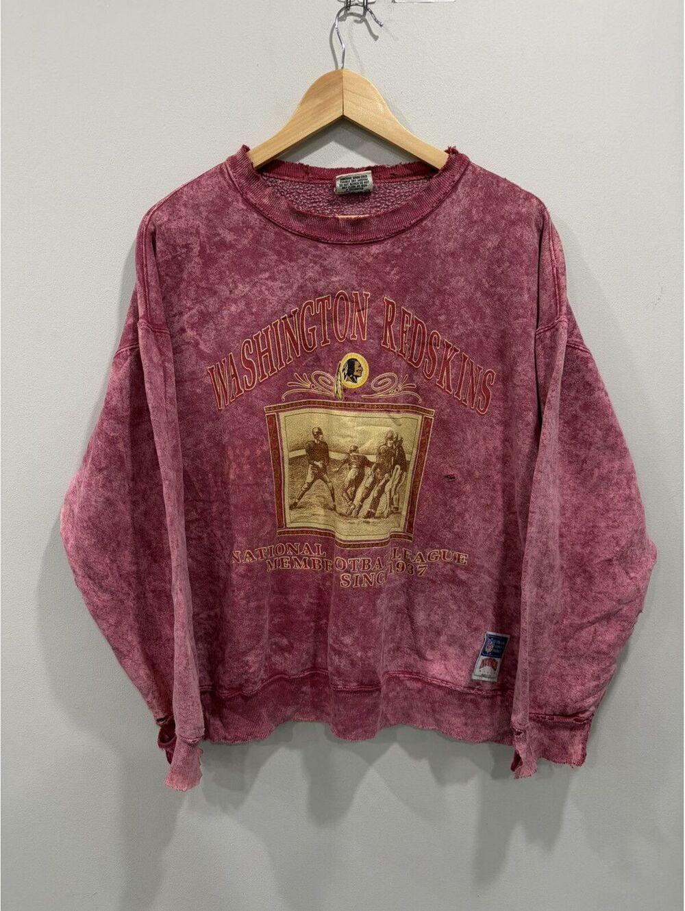 Vintage Washington Redskins Thrashed Sweater Sweatshirt